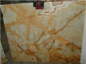 Yellow Onyx Slabs, Pakistan Gold Yellow Onyx