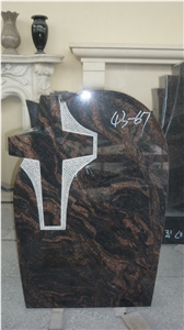 DL Brown Headstone, Brown Granite Headstone DL Brown Headstone, Brown Granite Headstone