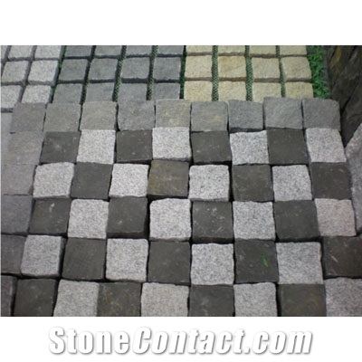 Grey Granite Cobblestone