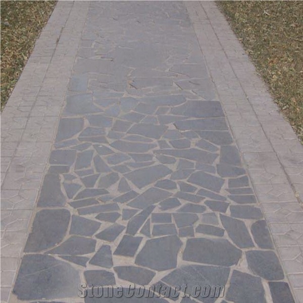 Basalt Hexagon Paver, Black Basalt Pavers