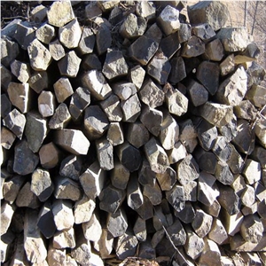 Basalt Hexagon Paver, Black Basalt Pavers