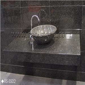Beige Marble Bath Design