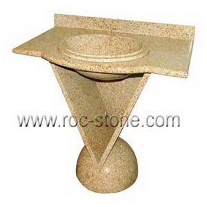 G682 Vanity, G682 Yellow Granite Bath Tops