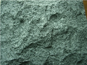 Green Mushroom Wall Stone, Green Granite Mushroom Wall