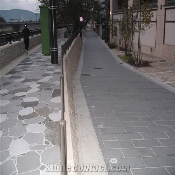 Irregular Stone Paving, Landscaping Stone, G603 Grey Granite Cobble, Pavers