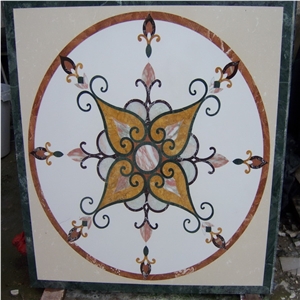 Marble Medallion for Elevator Flooring
