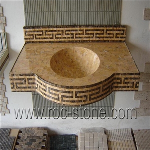 Marble Mosaic Vanity Top