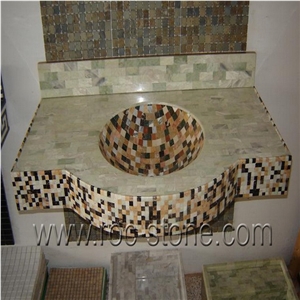 Marble Mosaic Vanity Top