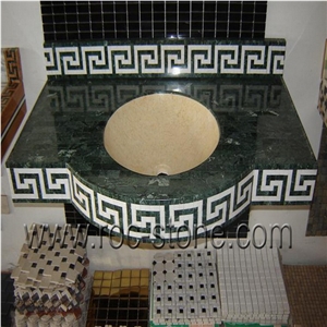 Marble Mosaic Vanity Top