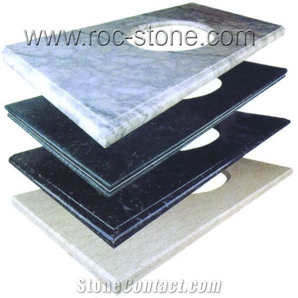 Beige Marble Vanity Top