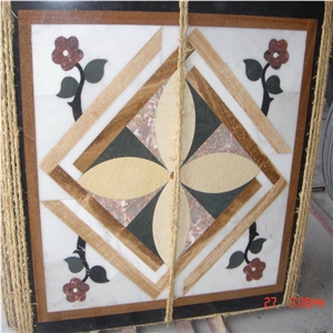 Mosaic Medallion, Interior Floor Tile, Granite , Marble Mosaic Medallion