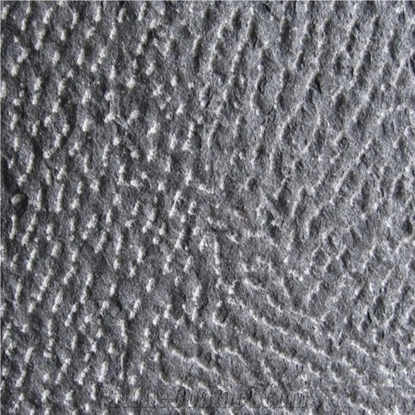 Pineappled Black Kerbstone, G684 Black Basalt Kerbstone