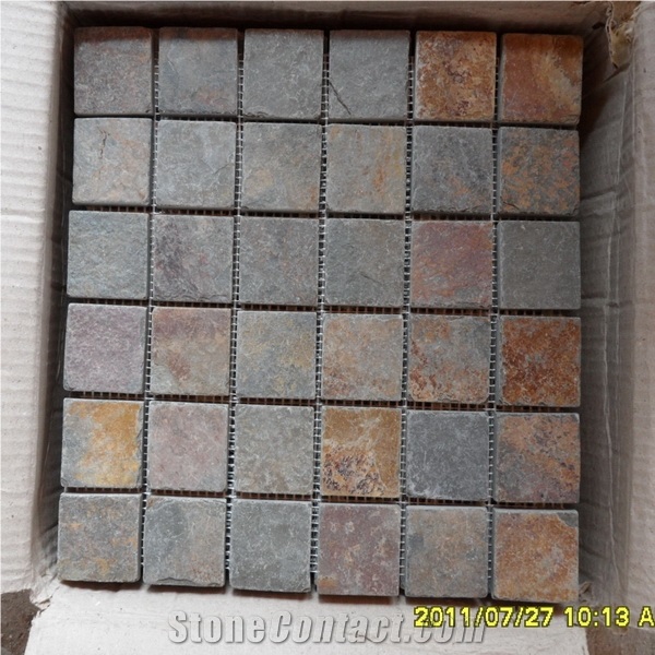 China Imperial Blend Slate Mosaic