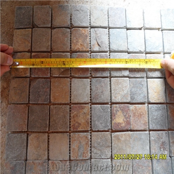 China Imperial Blend Slate Mosaic