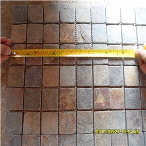 China Imperial Blend Slate Mosaic