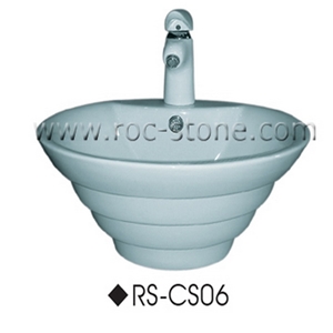 Topmount, Undermount Ceramic Sink