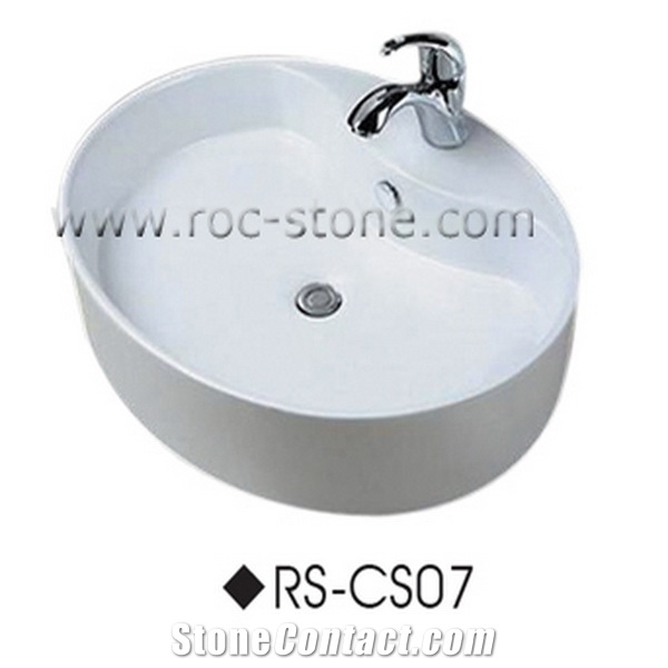 Topmount, Undermount Ceramic Sink