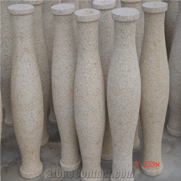 Yellow Rust Granite Balustrade, G682 Yellow Granite Balustrade