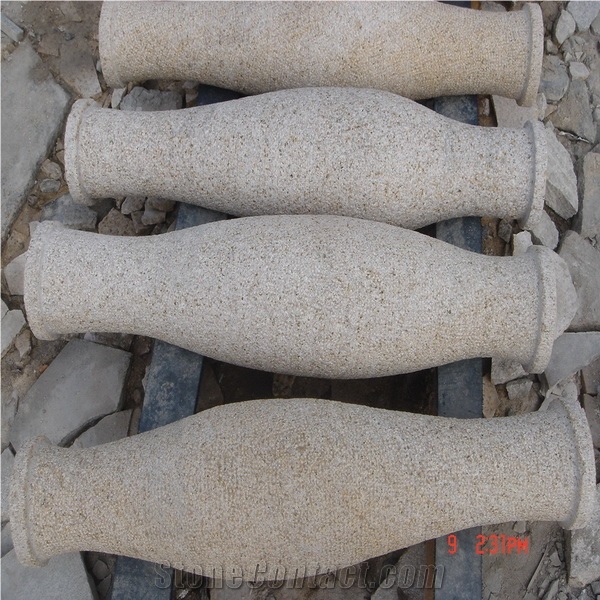 Yellow Rust Granite Balustrade, G682 Yellow Granite Balustrade