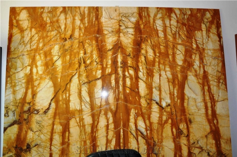 Giallo Sienna Marble Slabs, Italy Yellow Marble