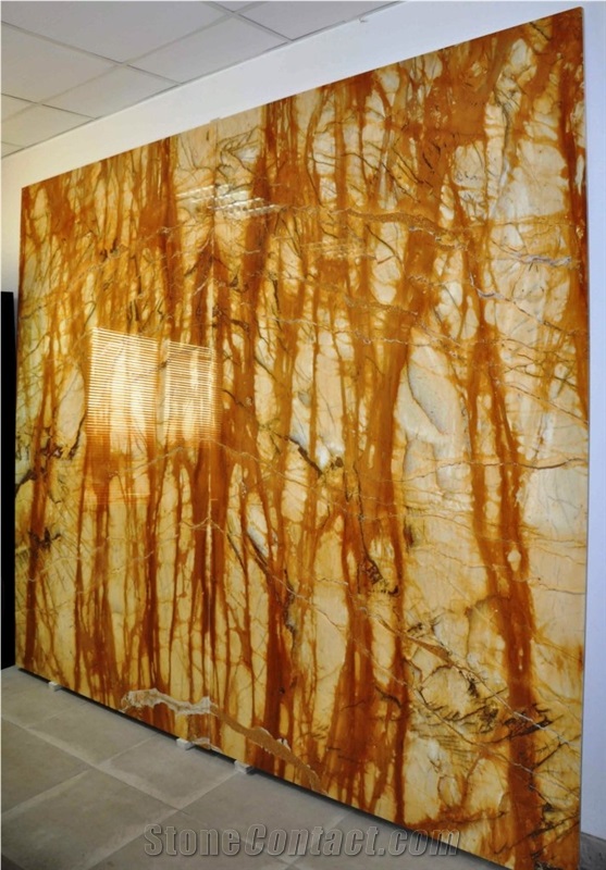 Giallo Sienna Marble Slabs, Italy Yellow Marble
