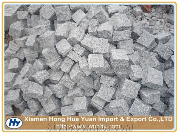 G602 Granite Cube Stone, G602 White Granite Cube Stone