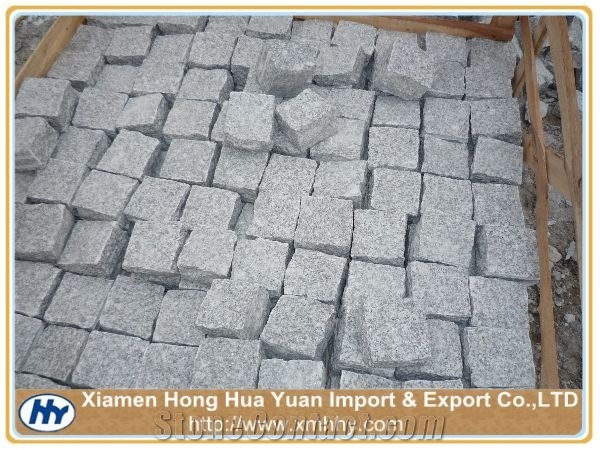 G602 Granite Cube Stone, G602 White Granite Cube Stone