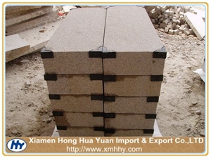 G682 Granite Blocksteps, Yellow Granite Steps