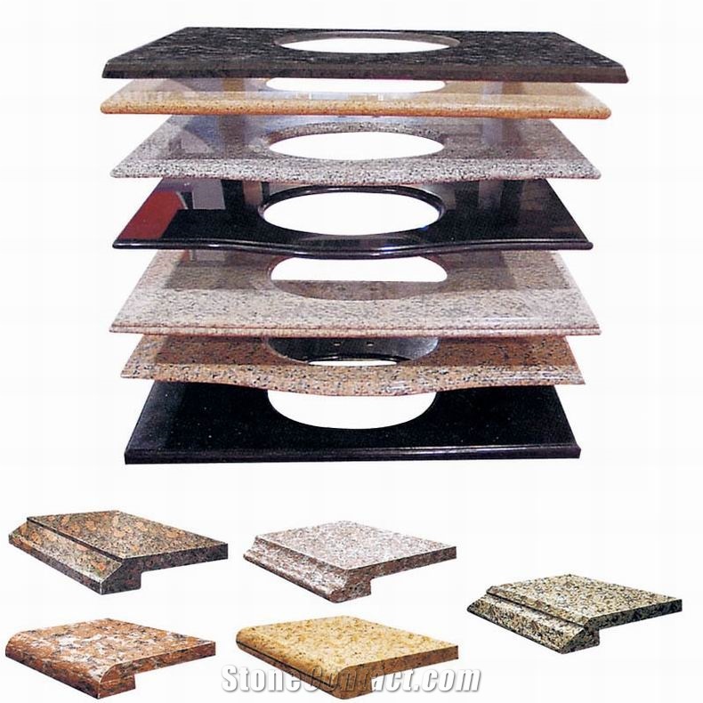 G682 ,Shanxi Black ,G439 ,Xili Red Granite Vanities