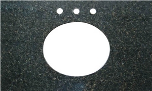 Verde Ubatuba Green Granite Vanity Top