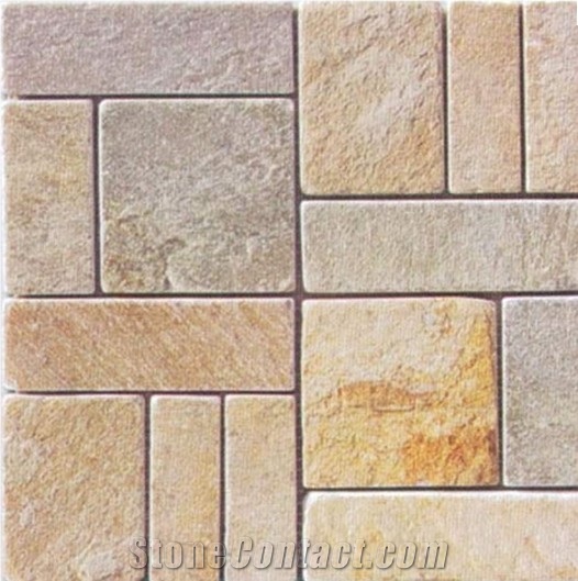 Slate Mosaic ,mosaic Stones, Mosaic Beige Slate