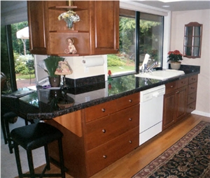 Tan Brown Granite Kitchen Countertops