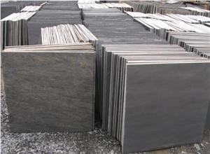 Eco-friend Slate Stone Slate Tile Flooring Slate, China Black Slate