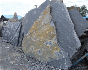 Eco-friend Slate Stone Slate Tile Flooring Slate, China Black Slate