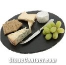 Top Grade Restaurant Dinnerware Slate Plate Slate, Black Slate Plate