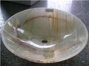 Light Green Onyx Sink Light Green Onyx Sink