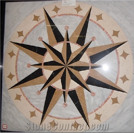 Square Waterjet Medallion