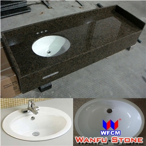 Bathroom Granite Vanity Tops for Sale, Galaxy Black Granite Vanity Tops