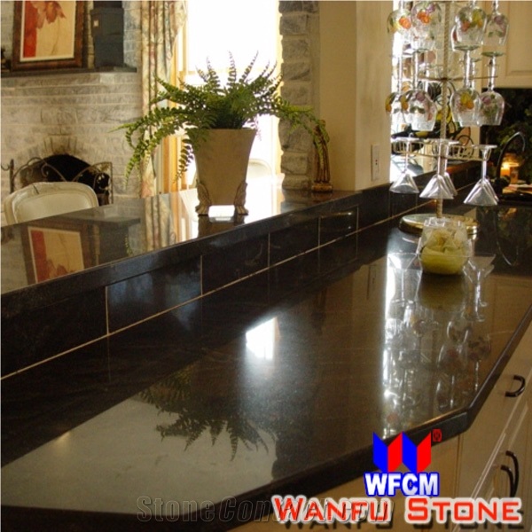 2012 Granite Bar Countertop for Sale (new Arrival), Absolute Black Granite Countertop