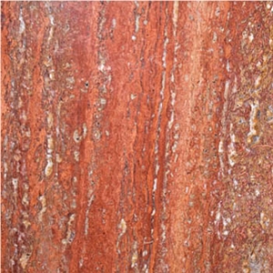 Iran Red Travertine, Red Travertine Block