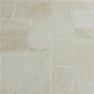 Navona Light Pattern Travertine Slabs, Turkey White Travertine