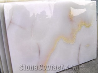 Naghadeh White Onyx Slabs, White Persian Snow Onyx