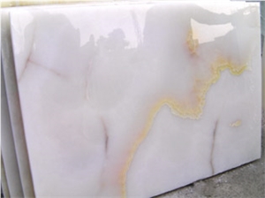 Naghadeh White Onyx Slabs, White Persian Snow Onyx