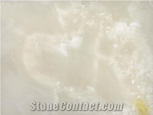 Naghadeh White Onyx Slabs, White Persian Snow Onyx