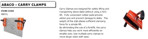 Abaco Carry Clamps