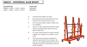 ABACO Universal Slab Buggy