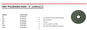 Dry Diamond Polishing Pads