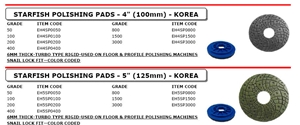 Starfish Polishing Pads