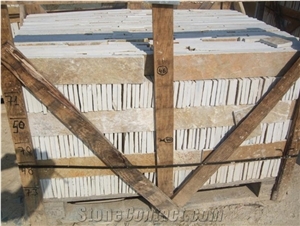 Standard Strip Cut (1.5-11cm) with Natural Surface, Yellow Granite Building, Walling