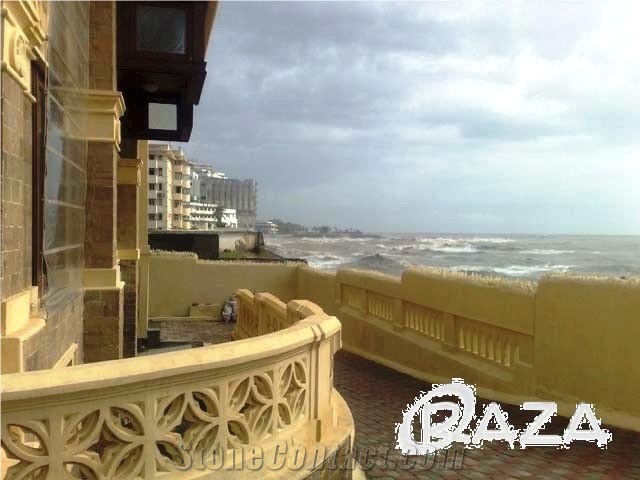 Limestone Stone Art Works, Yellow Limestone Stone Art